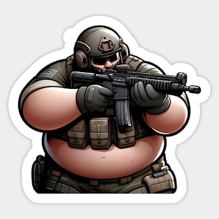 Tactical Fatman Sticker